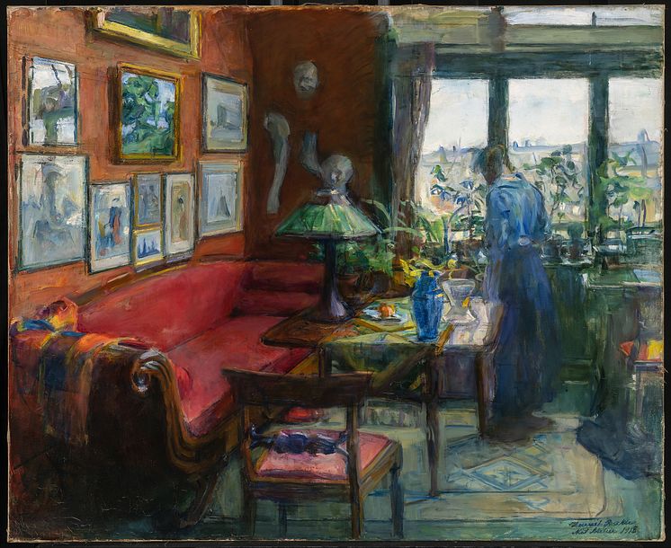 Harriet Backer, «My Studio», 1918