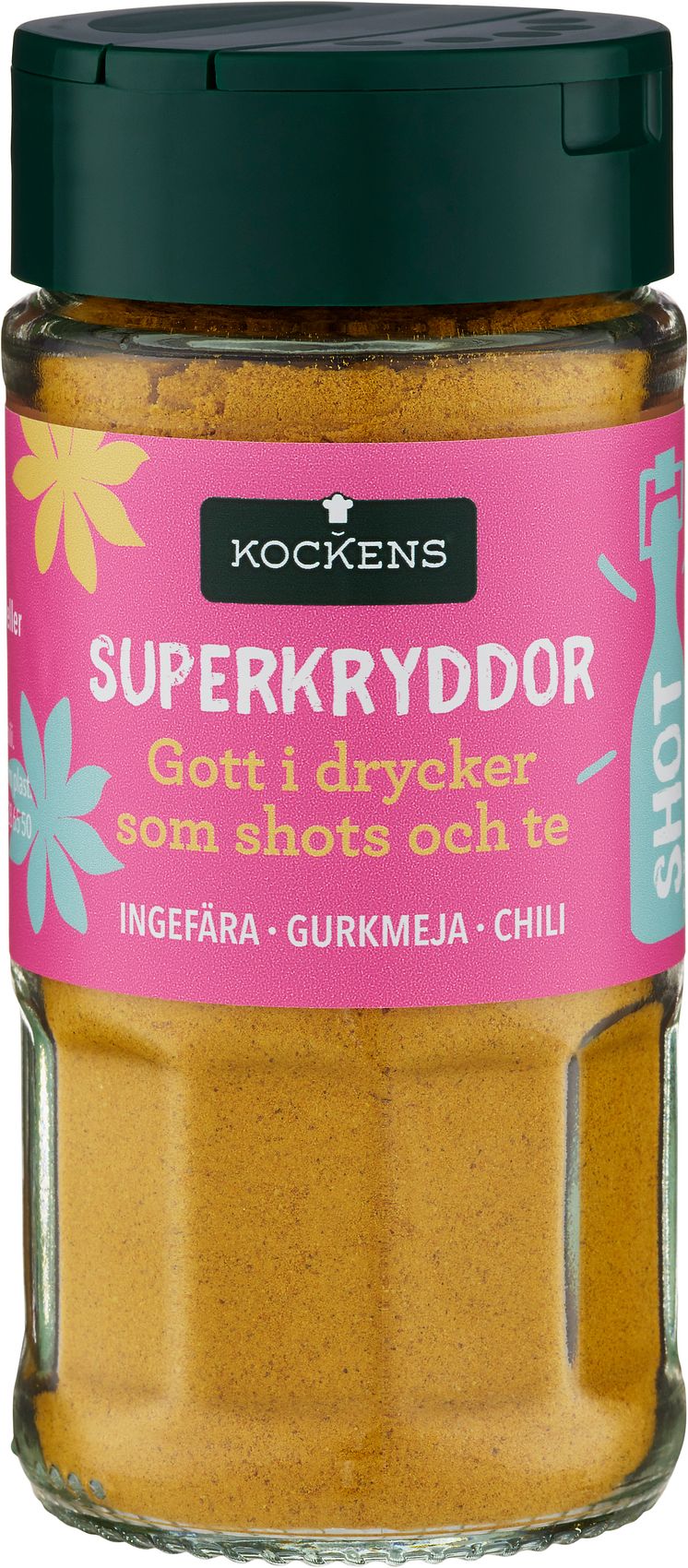 Superkryddor - ingefära, gurkmeja, chili