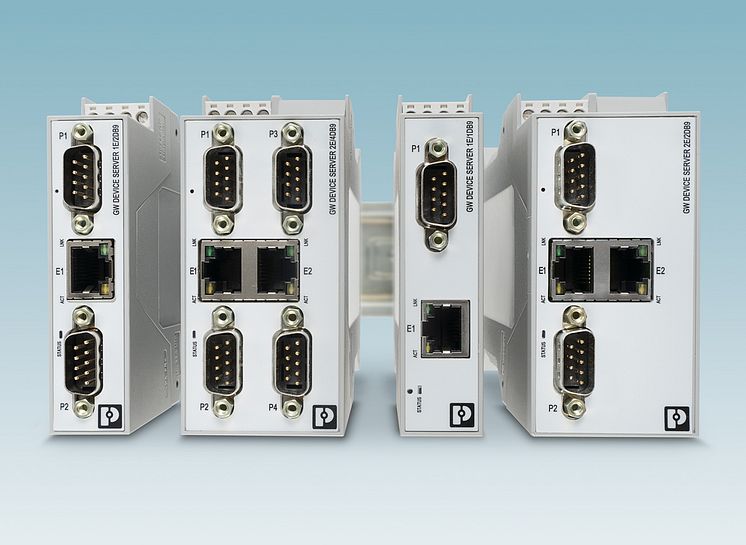 Enhetsserverar/ Device Servrar / COM-Servrar Gateway till Ethernet