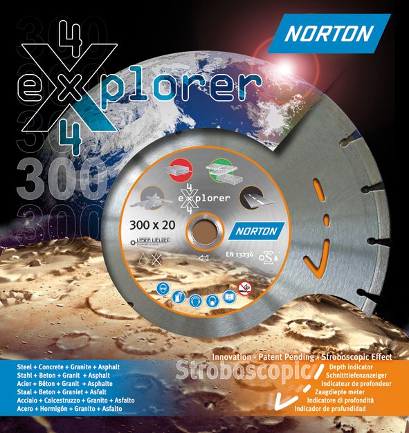 Norton Explorer 4x4 diamantkapklinga - Förpackning