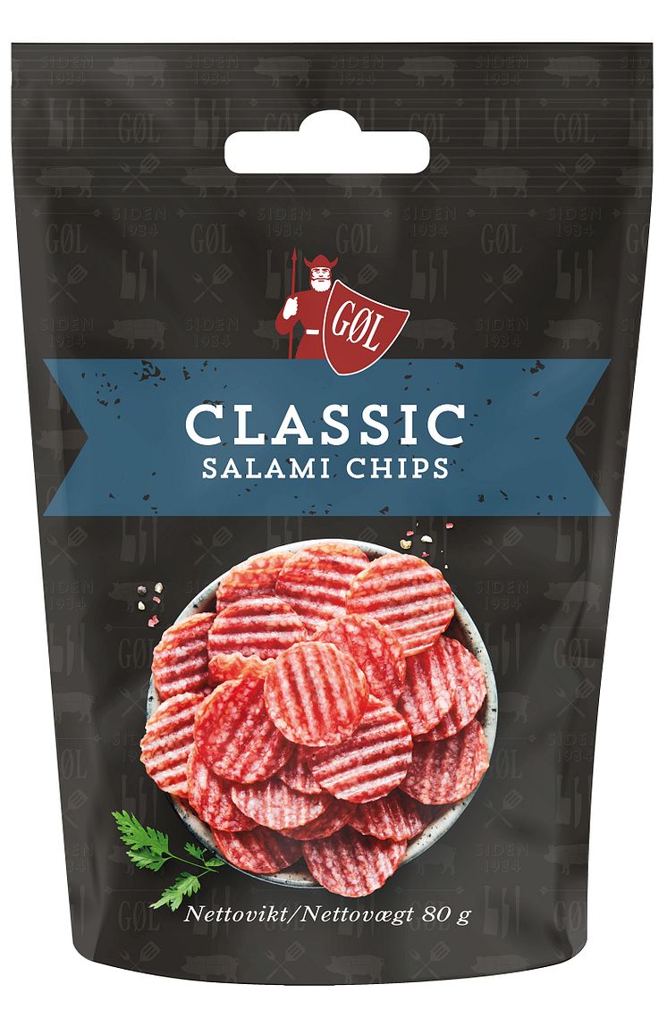 GØL Salami Chips Garlic