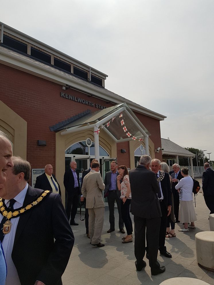 Official opening of Kenilworth station