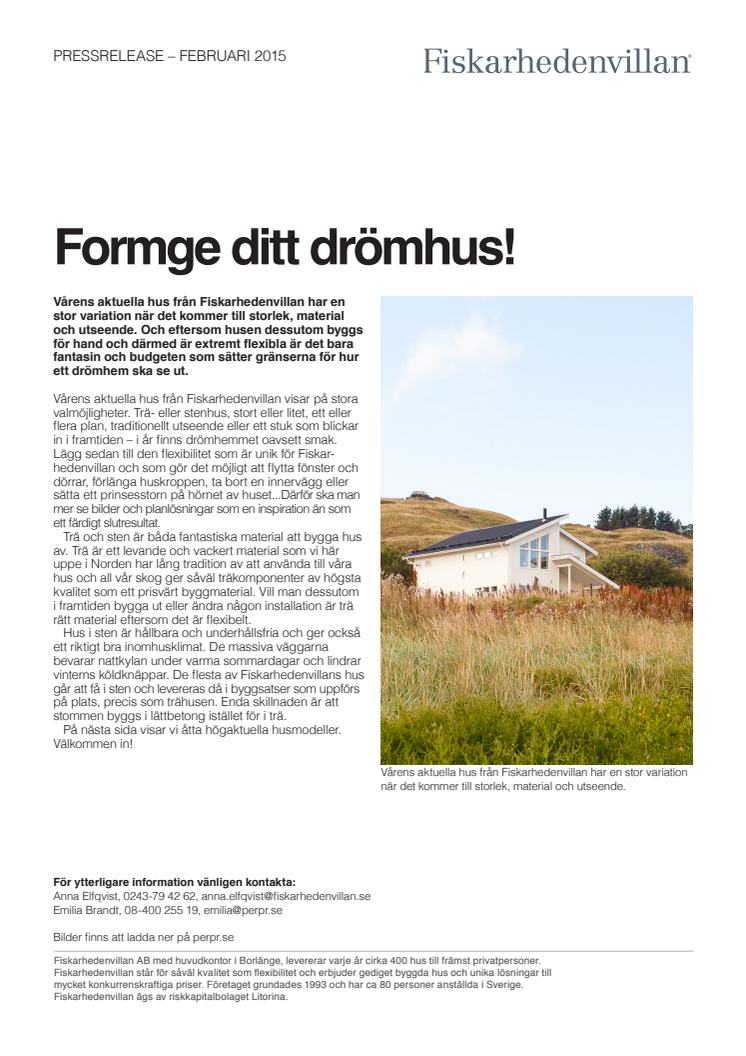Formge ditt drömhus!