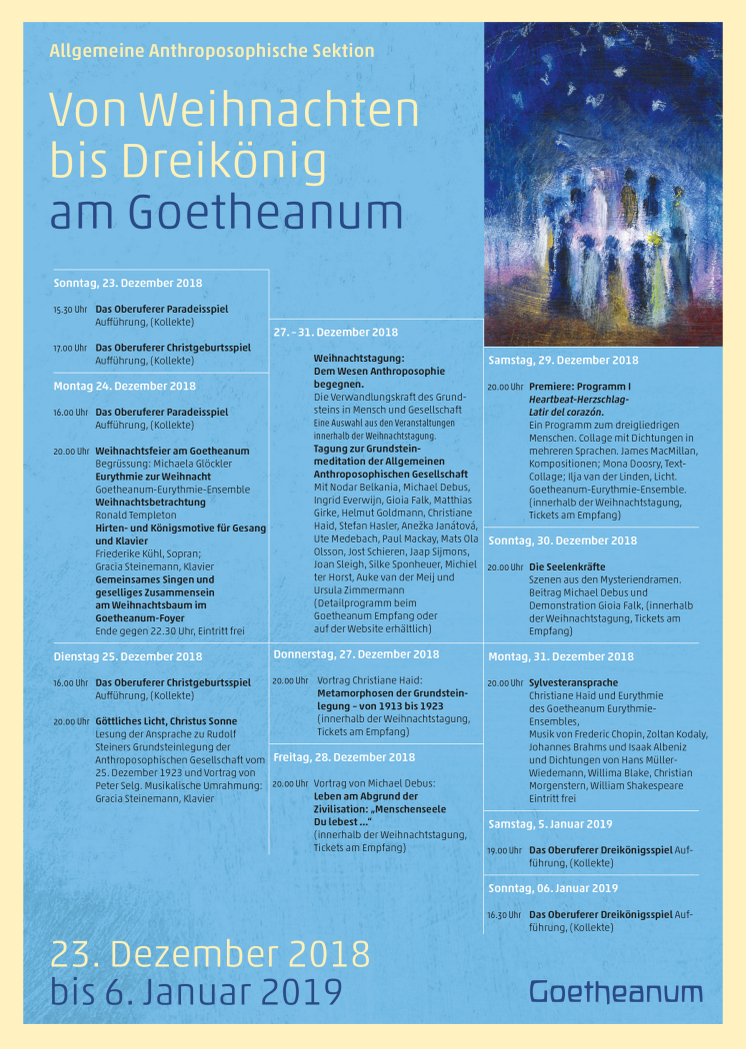 Weihnachten am Goetheanum