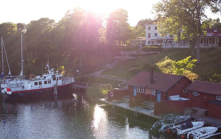 Smådalarö Gård, utsikt över Hemviken