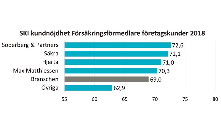 SKI kundnöjdhet Försäkringsförmedlare 2018