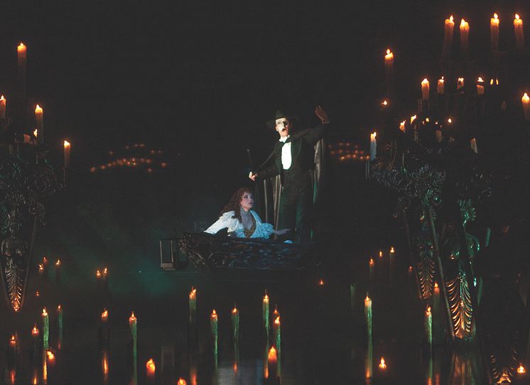 Fra teatrets seneste produktion af The Phantom of the Opera