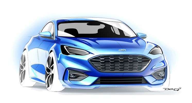 Nye Ford Focus 2018 skisser