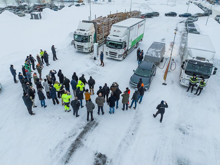 Invigning laddstation Västerslätt 2