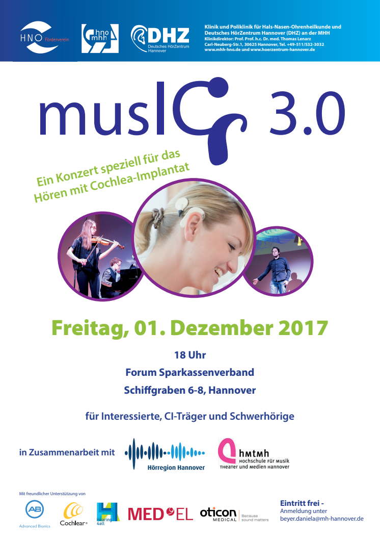 Veranstaltungsplakat musIC 3.0