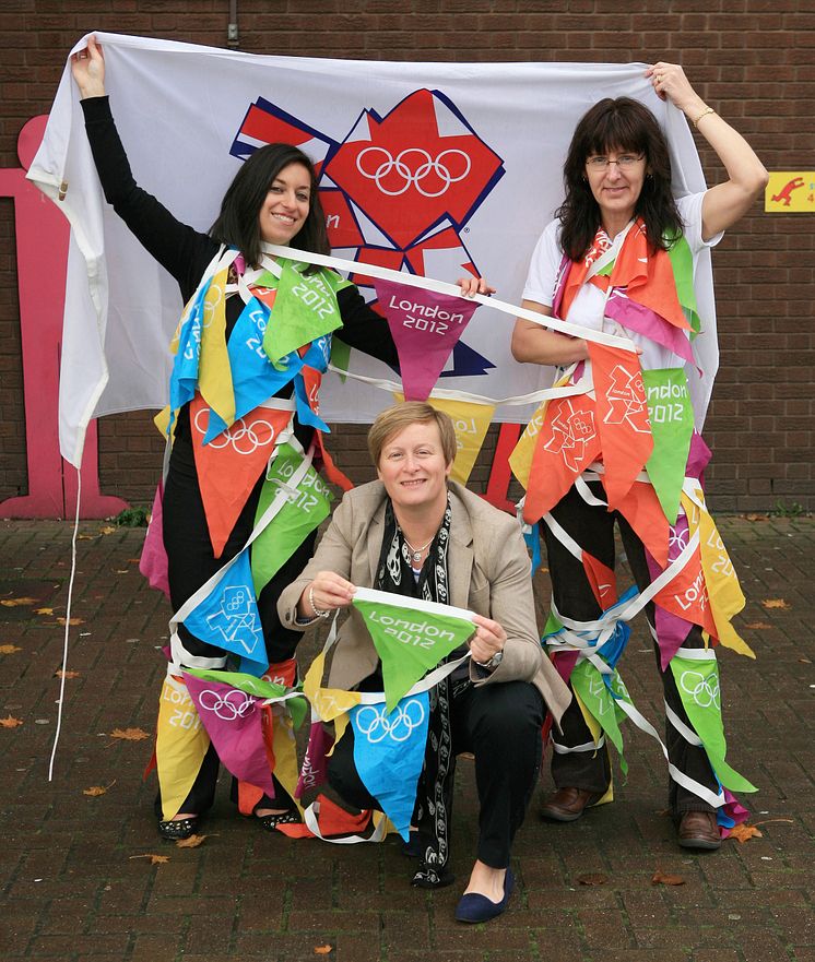Olympic bunting gets recycled