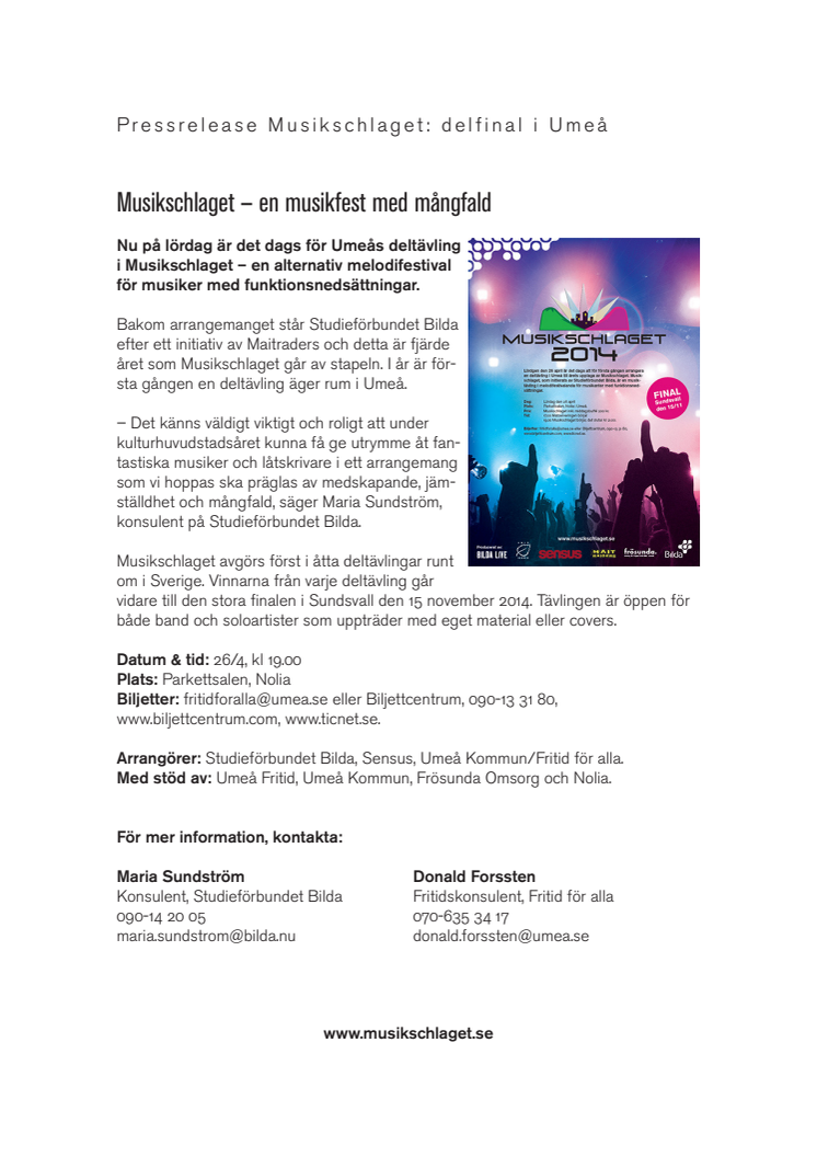 Musikschlaget — en musikfest med mångfald