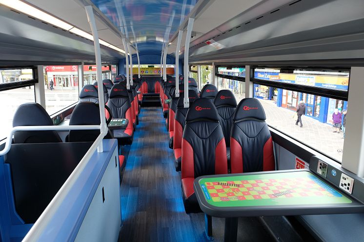 The new X9 X10 bus feature gaming tables