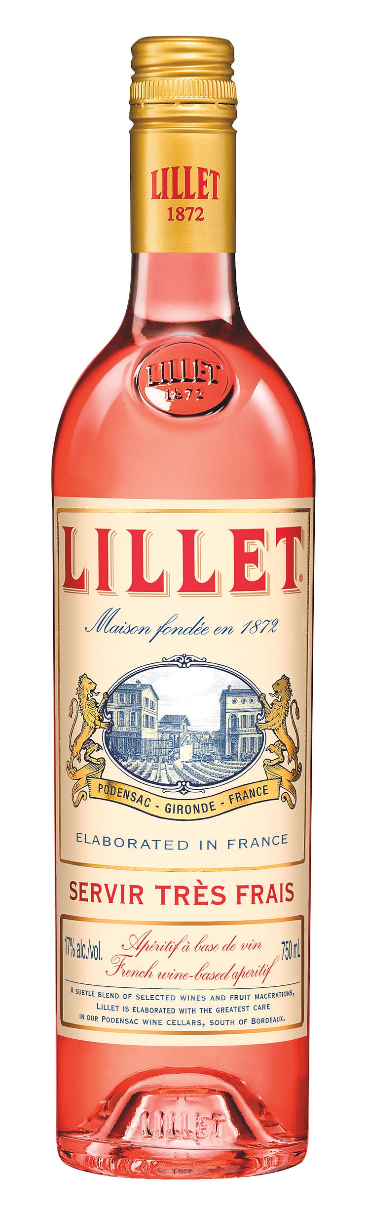 Lillet Rosé packshot