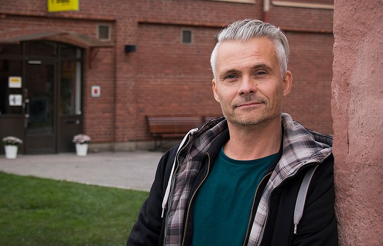 Mats Årstrand, lärare på Estet-Media-utbildningen på Realgymnasiet
