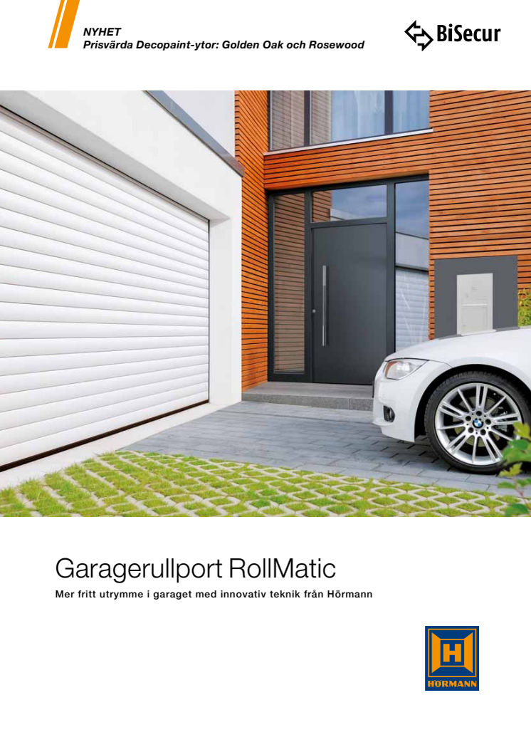 Garagerullport RollMatic - Mer fritt utrymme i garaget med innovativ teknik från Hörmann