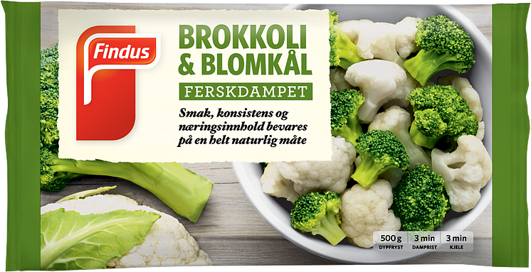 Findus Brokkoli og blomkål