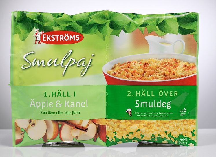 Ekströms Smulpaj  Äpple/Kanel 