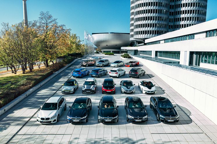 BMW Groups mange elektrifiserte modeller