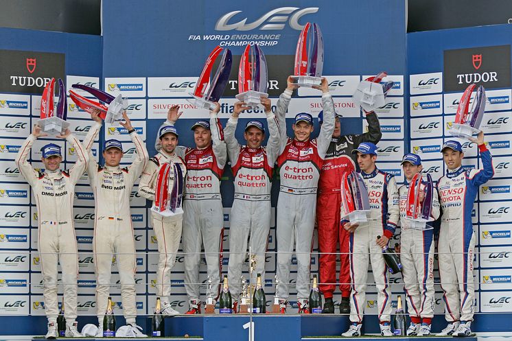 Audi #7 wins at Silverstone - Podium at Silverstone