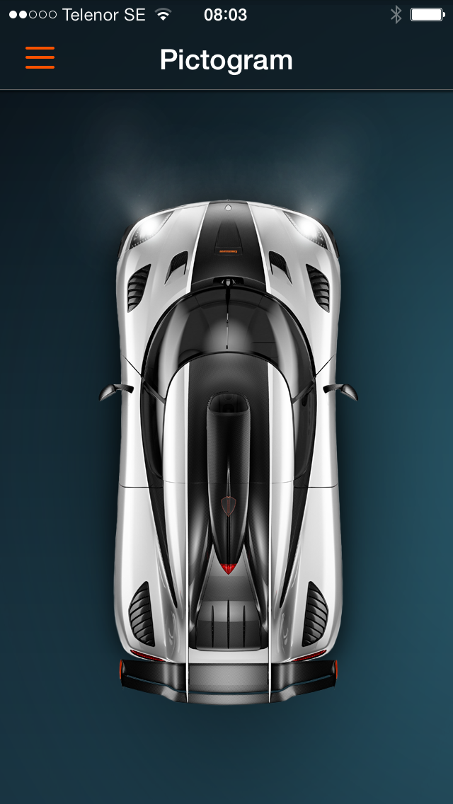 Koenigsegg One:1 app Pictogram