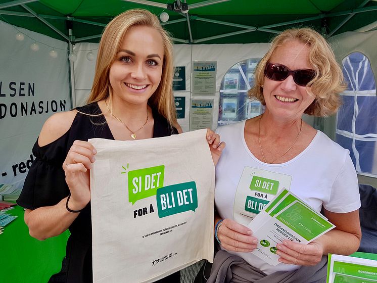 Hege Bøkko og Stiftelsen Organdonasjon på Arendalsuka 2017