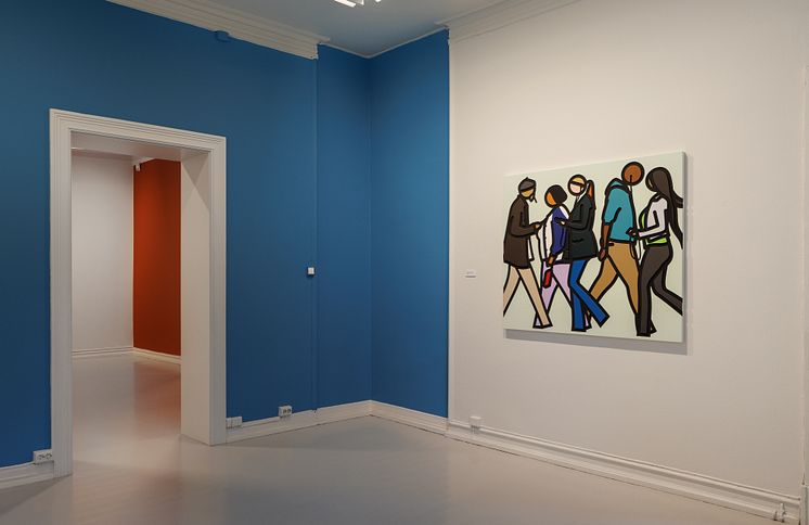 Julian Opie. Walking in New York 4. Foto_Eivind Lauritzen