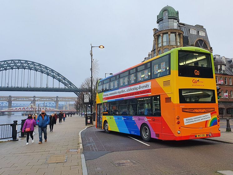 Go North East shows its support for World AIDS Day