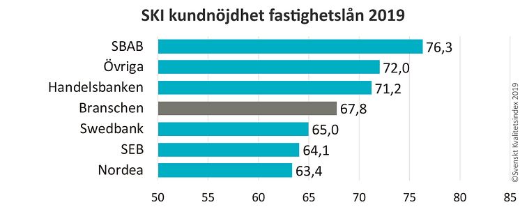 SKI kundnöjdhet fastighetslån 2019