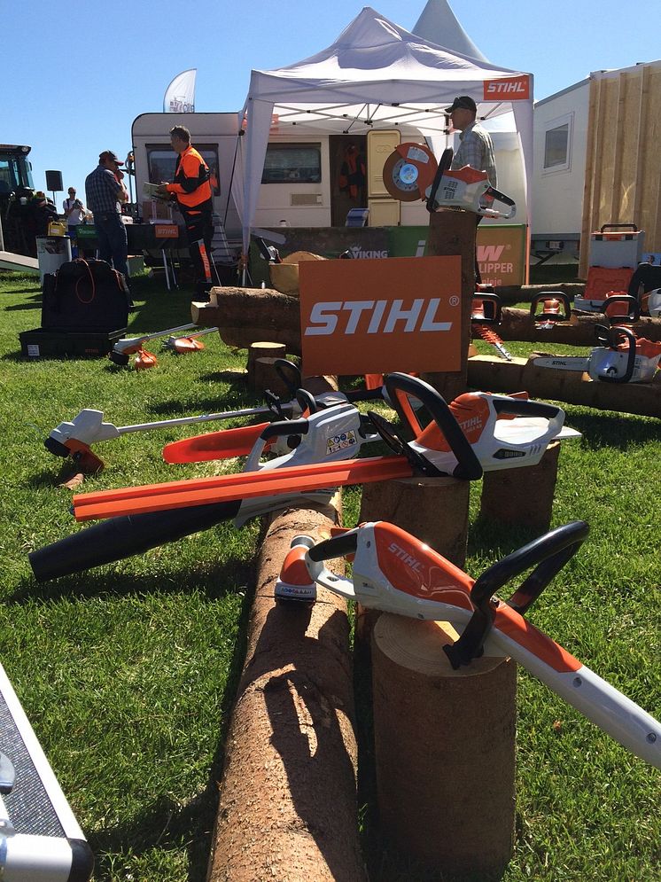 STIHL batterisortiment på Roskilde Dyrskue