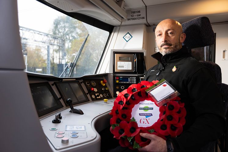 Thameslink Train Driver Noel prepares to head to London