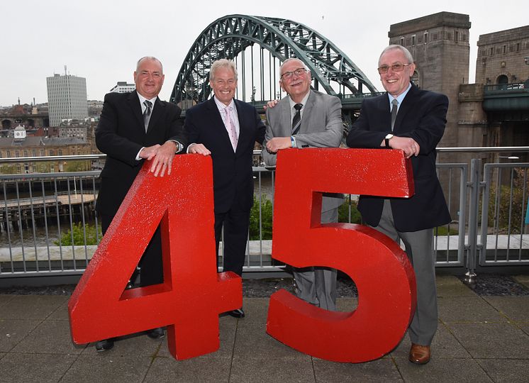 L-R Alan Hermiston, Kevin Carr, Eric Hardy and Geoff Thompson