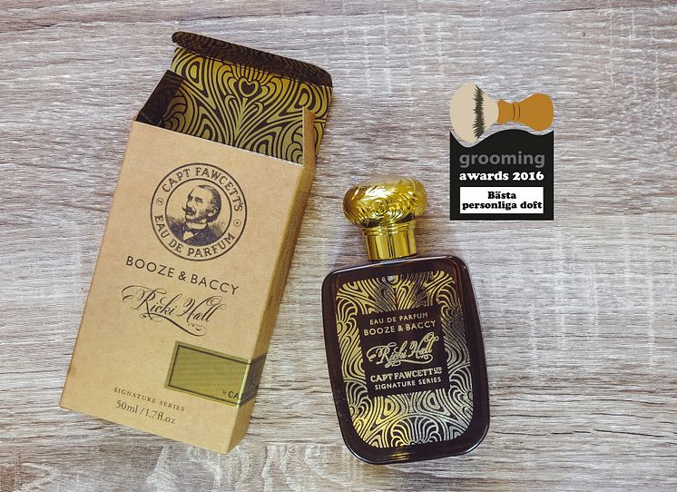 Bästa personliga doft 2016 - Captain Fawcett Booze & Baccy Eau De Parfum by Ricki Hall