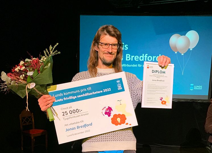 Jonas Bredford - Årets frivilliga samhällsarbetare 2022