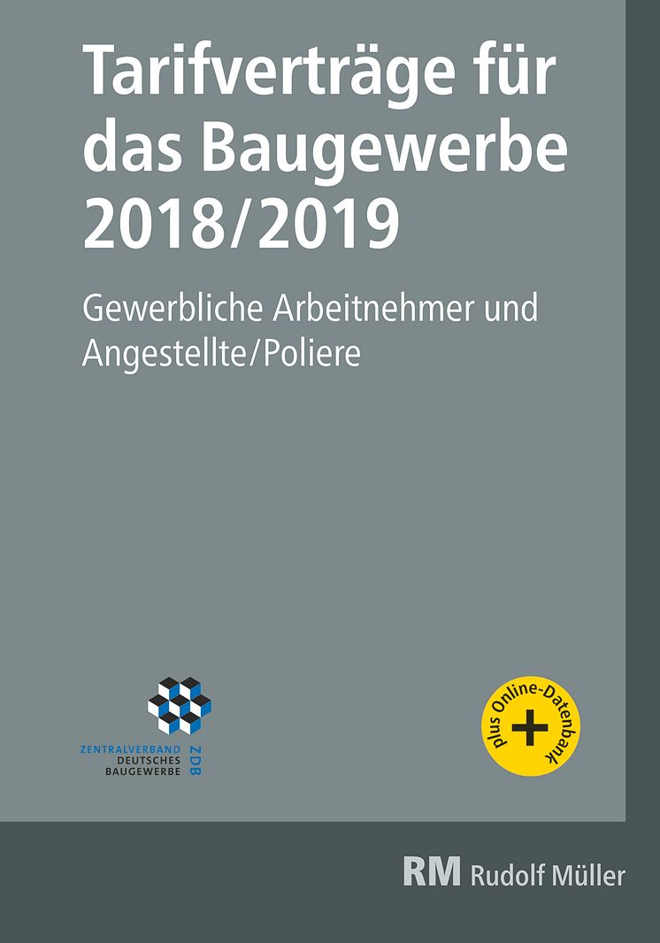 Tarifverträge für das Baugewerbe 2018/2019 (2D/tif)