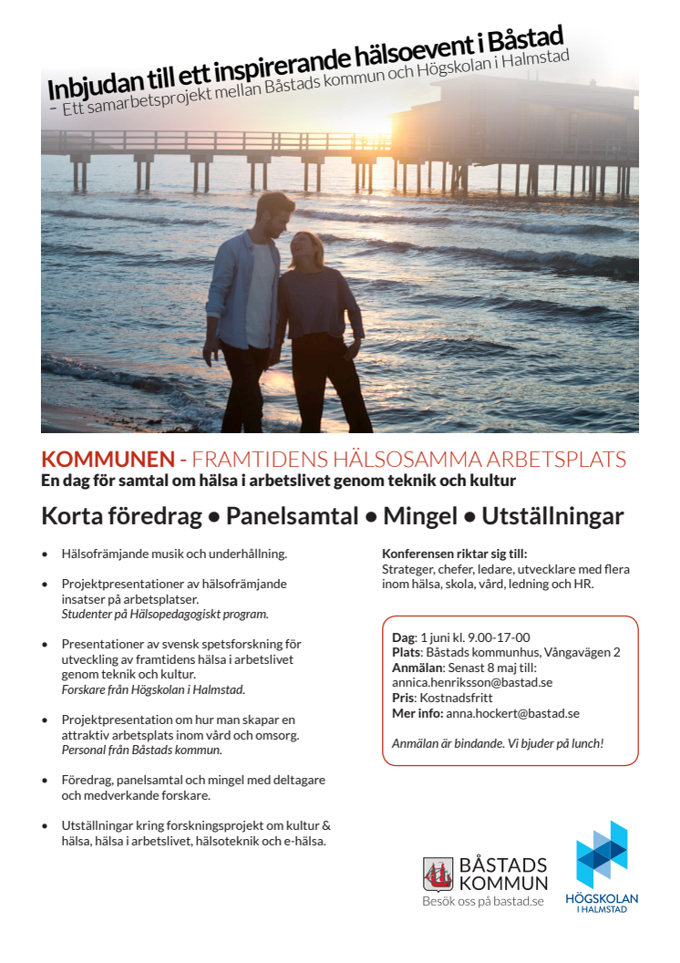 Inbjudan till hälsoeventet den 1 juni i Båstad