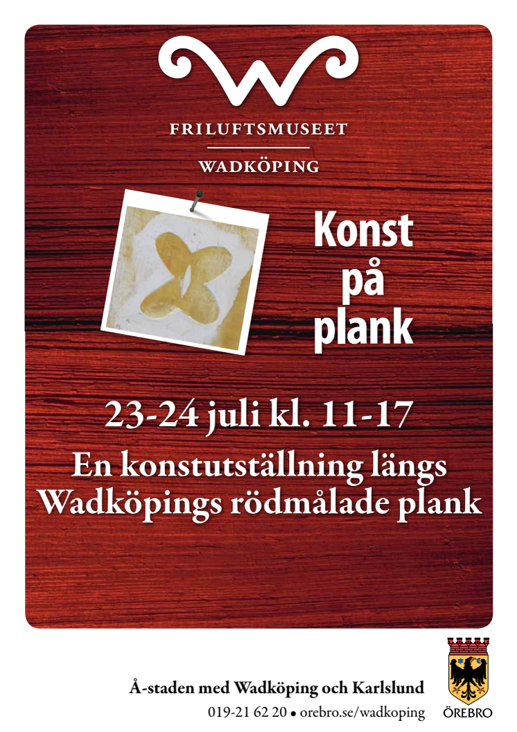 Konst på plank i Wadköping, Örebro