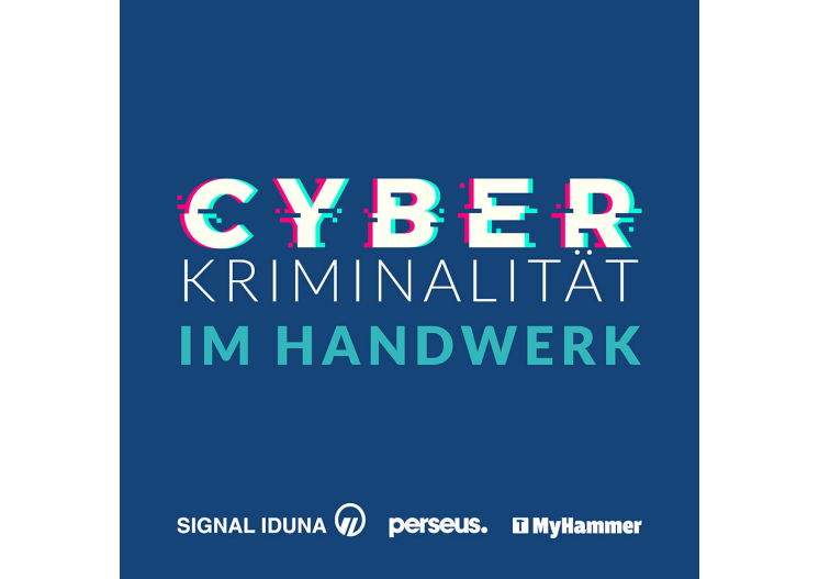 10 Einzelgrafiken zur Cyberkriminalität, insb. im Handwerk, in 10-seitiger PDF-Datei