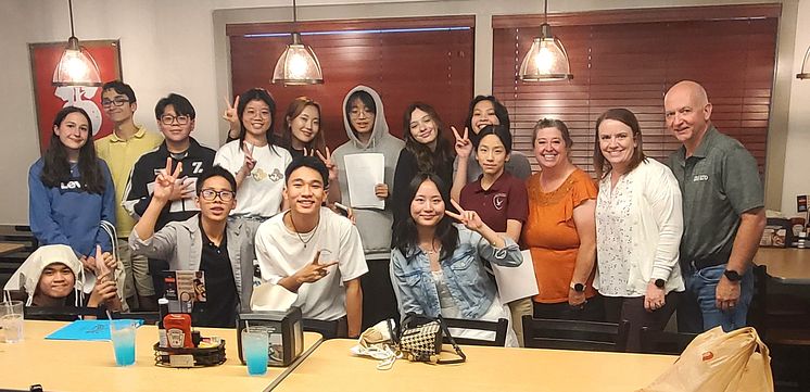 Tara Creed and International Students