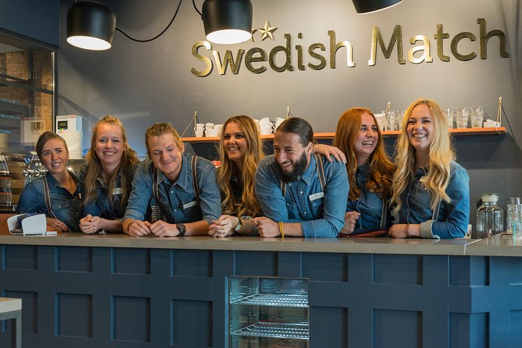 Personalen på Swedish Match Store Avenyn