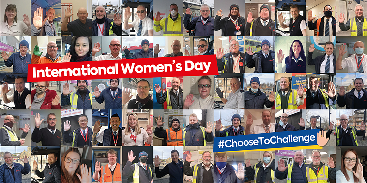 Go North East shows support for female colleagues on International Women’s Day