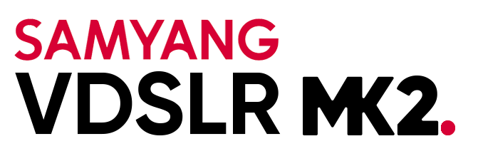Samyang VDSLR MK2  Logo_Red & Black