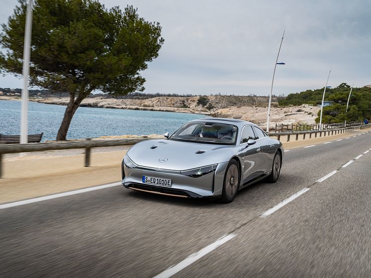 Mercedes-Benz VISION EQXX slog rekord i energieffektivitet