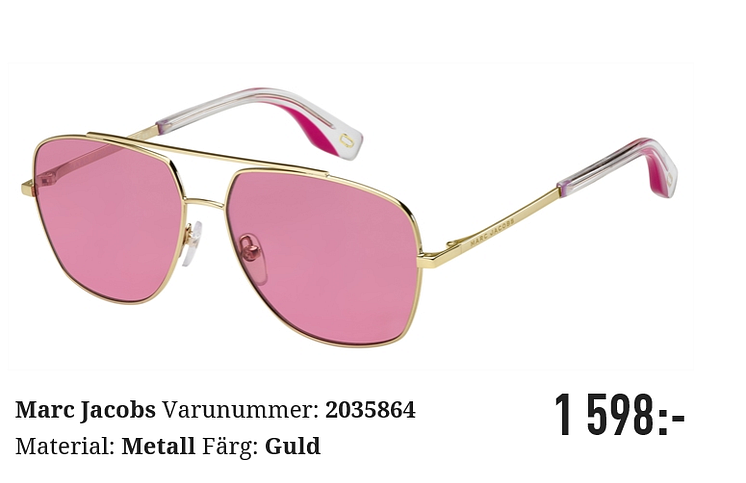 Marc Jacobs, färgat glas