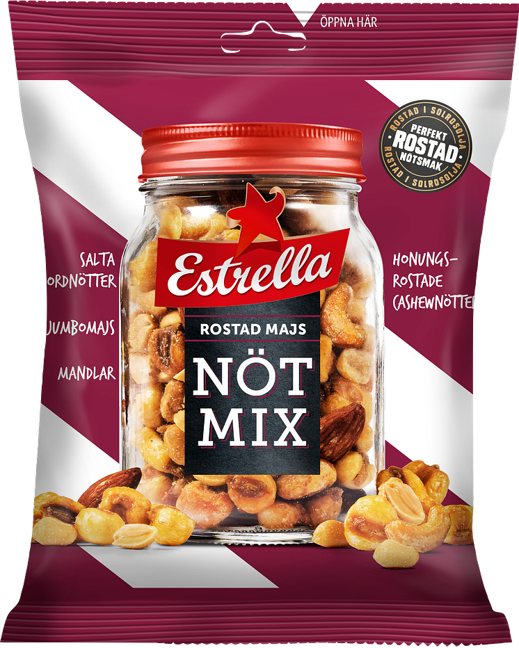 Nötmix med rostad majs från Estrella