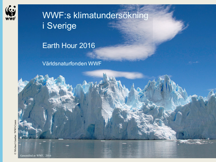 WWFs klimatundersökning 2016: 