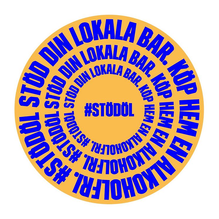 Stödöl Sticker orange