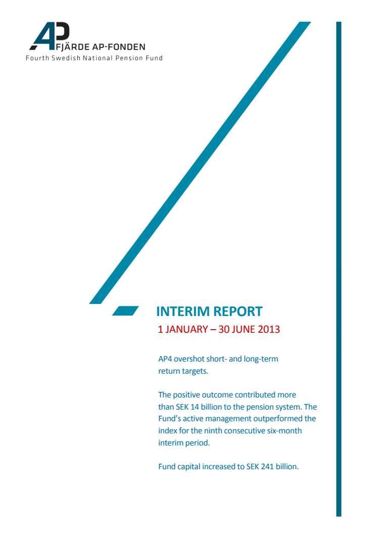 AP4 Interim Report 2013