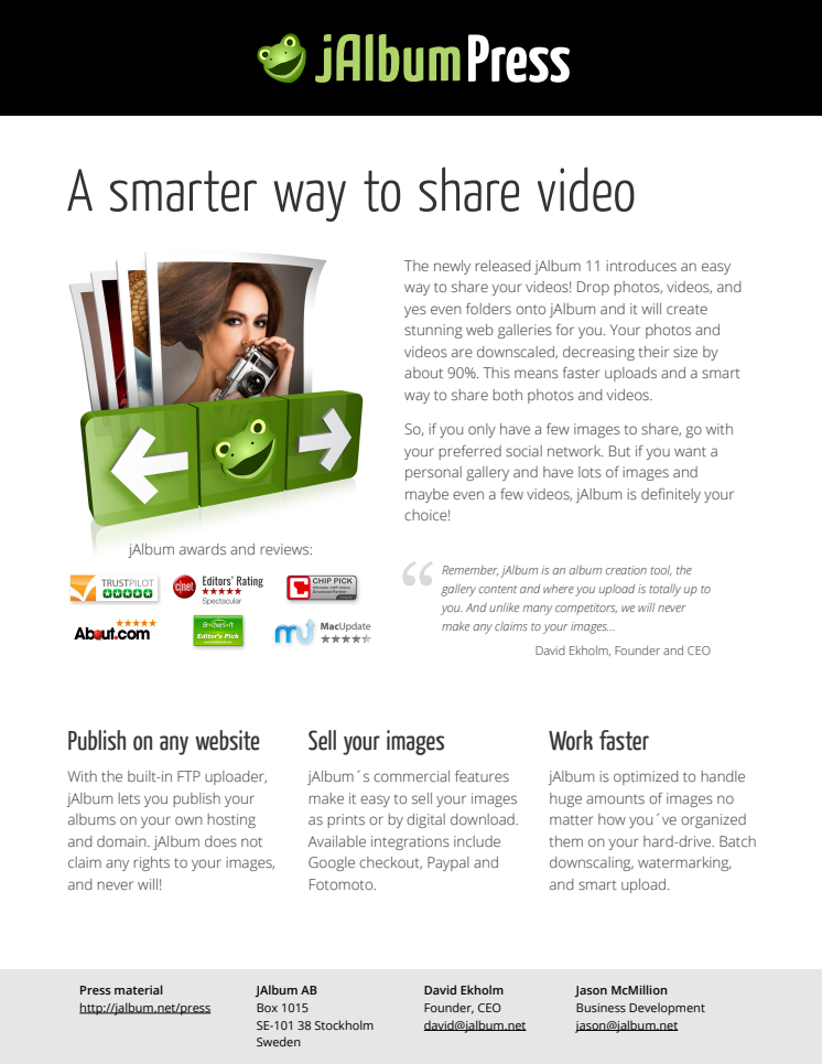 A smarter way to share video