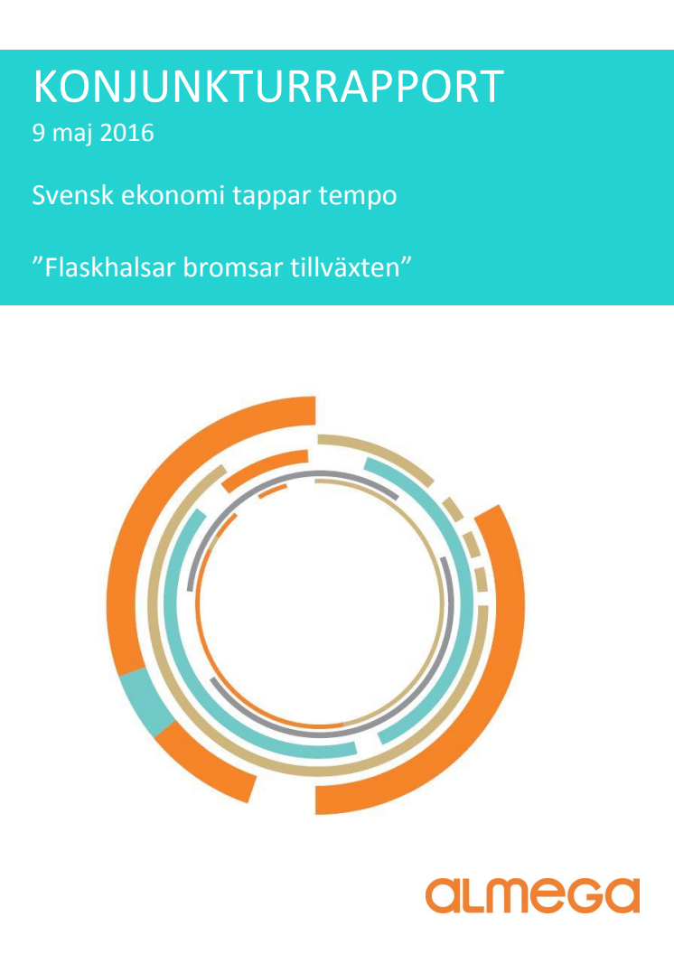 Almegas Konjunkturrapport maj 2016